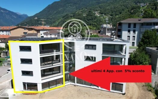 Exklusive Wohnung in ruhiger Lage in Giubiasco