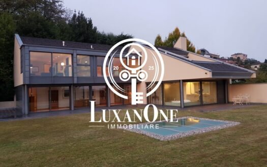 BIGORIO — роскошная и просторная вилла с панорамным видом на холмы Лугано